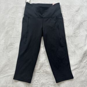 Calia Leggings Power Move Collection High Rise Knee Crop Size XS‎ Black Yoga New